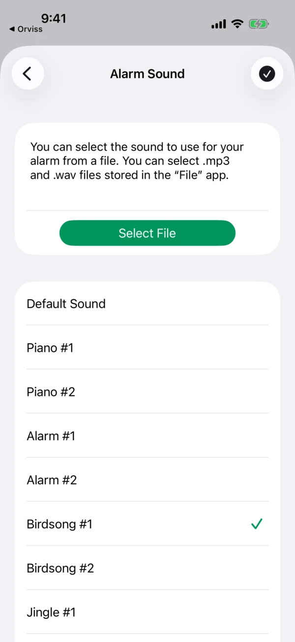 Alarmo 畫面:用你想聽的聲音醒來
