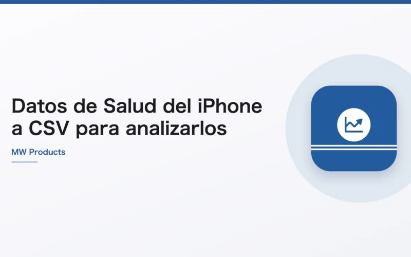 Datos de Salud del iPhone a CSV para analizarlos