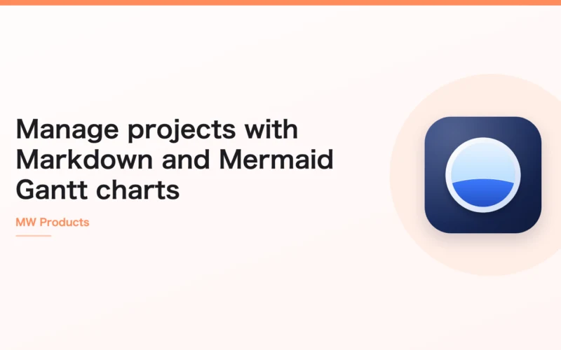 Manage projects with Markdown and Mermaid Gantt charts