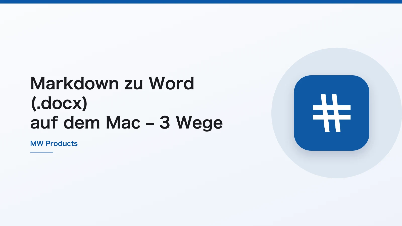 Markdown zu Word (.docx) auf dem Mac – 3 Wege