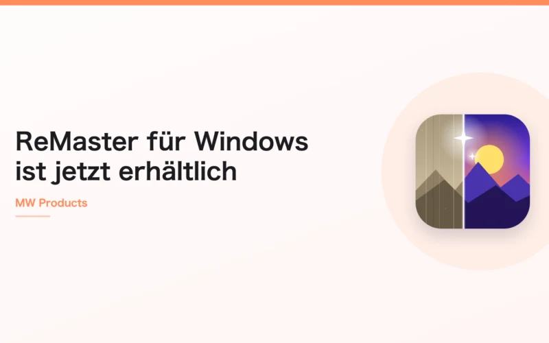 ReMaster für Windows ist jetzt erhältlich