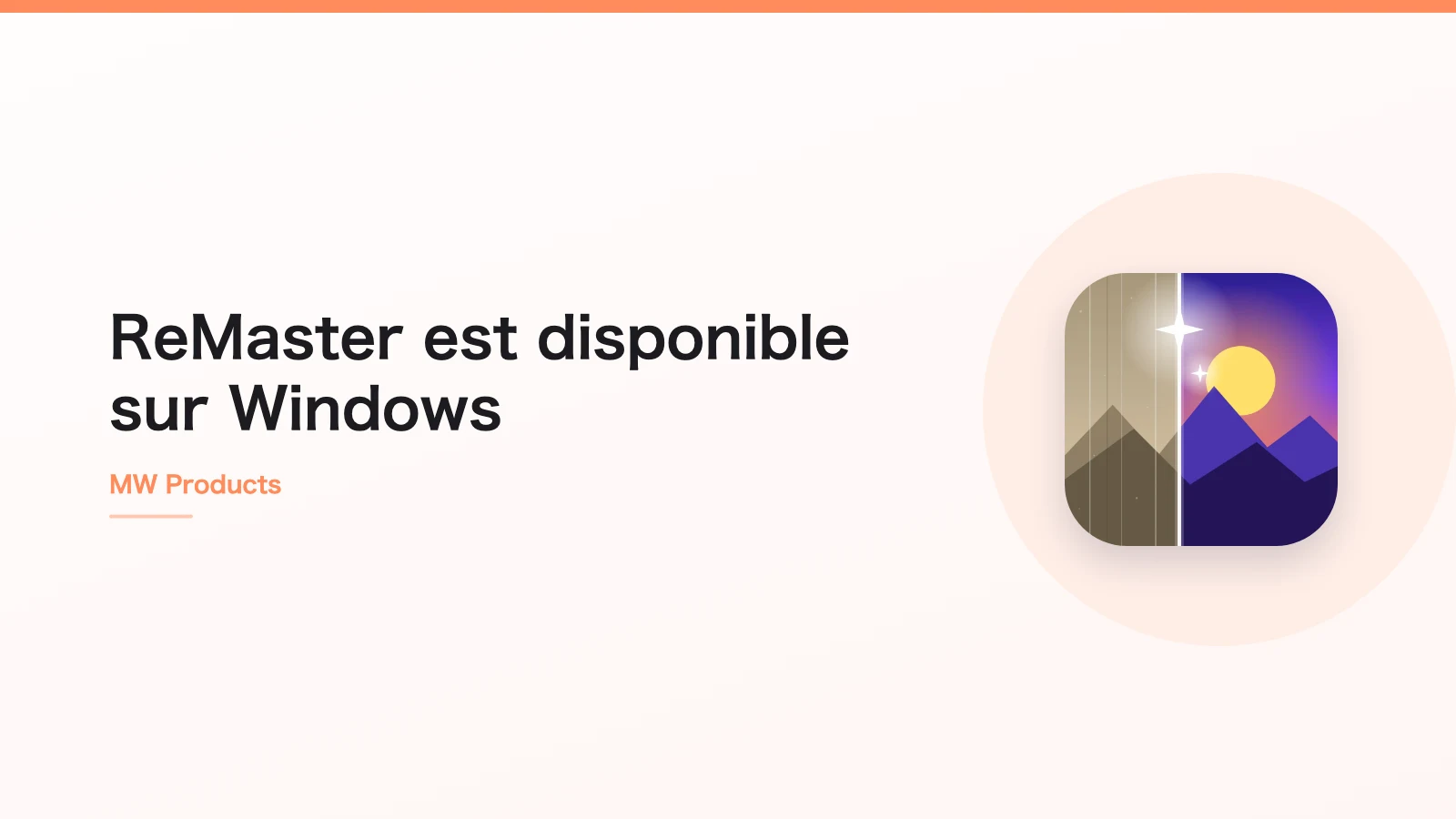 ReMaster est disponible sur Windows